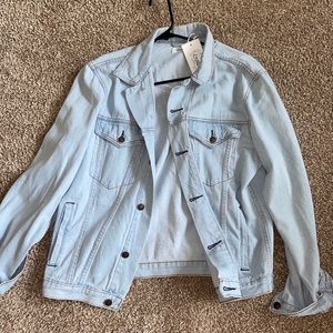 New light wash jean jacket